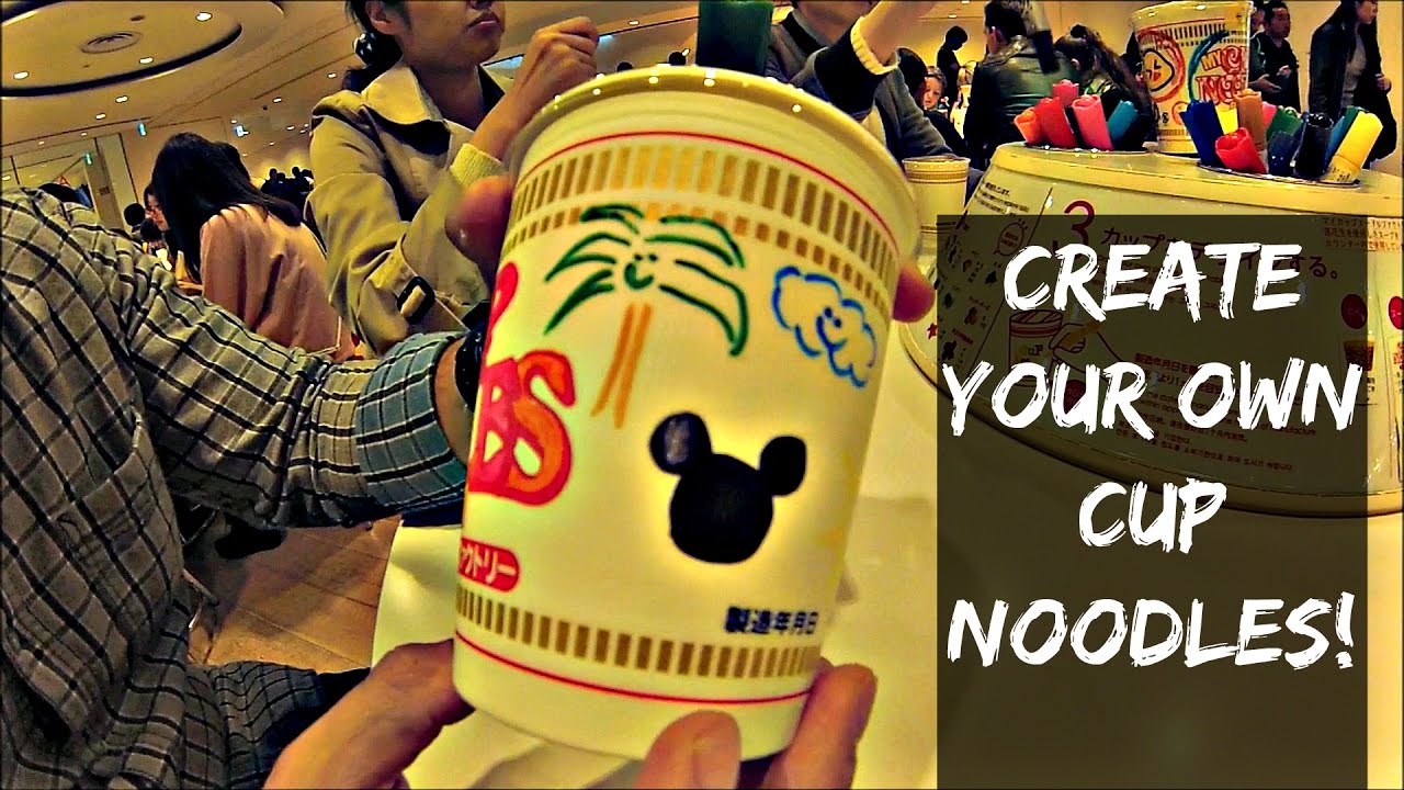 Create Your Own Cup Noodles Cup Noodle Museum In Yokohama Tokyo