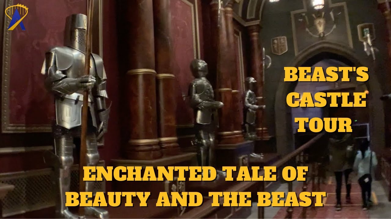 Beast S Castle Tour At Tokyo Disneyland Enchanted Tale Of Beauty And