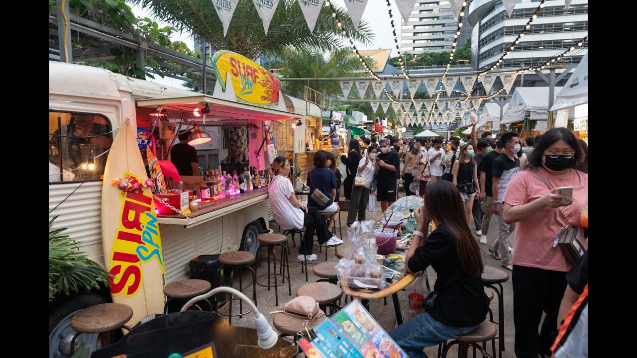 4K Walk Inside Jodd Fairs New Train Night Market On Rama 9 Road