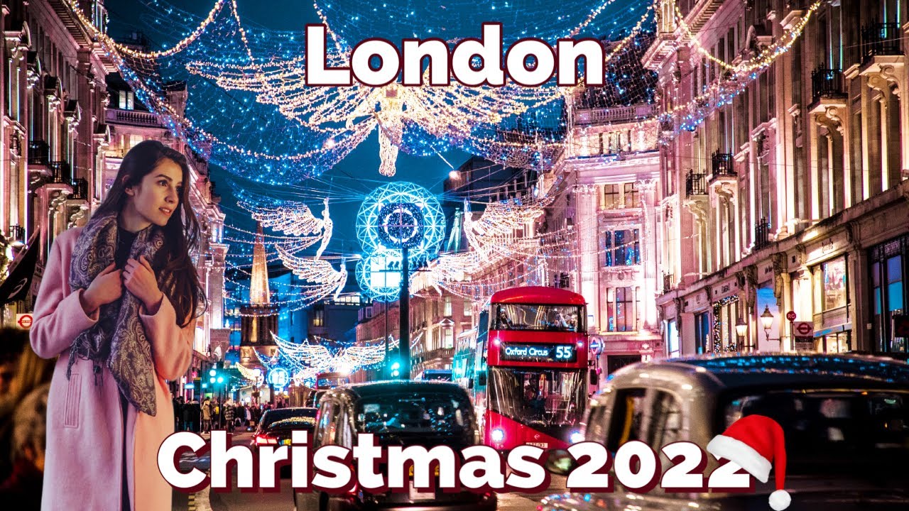 London Christmas Walking Tour 4K HDR 60fps Alo Japan