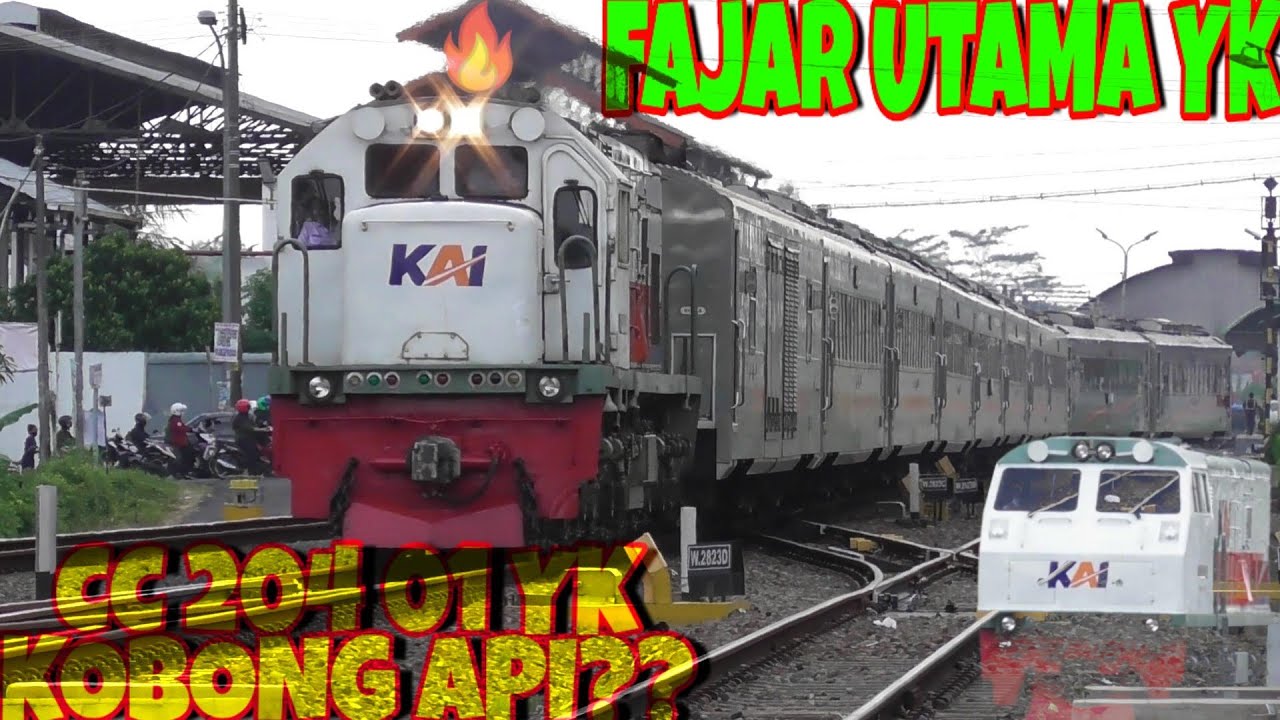 Kereta Fajar Utama Yogya Spesial Lokomotif Kobong Api Cc Alo