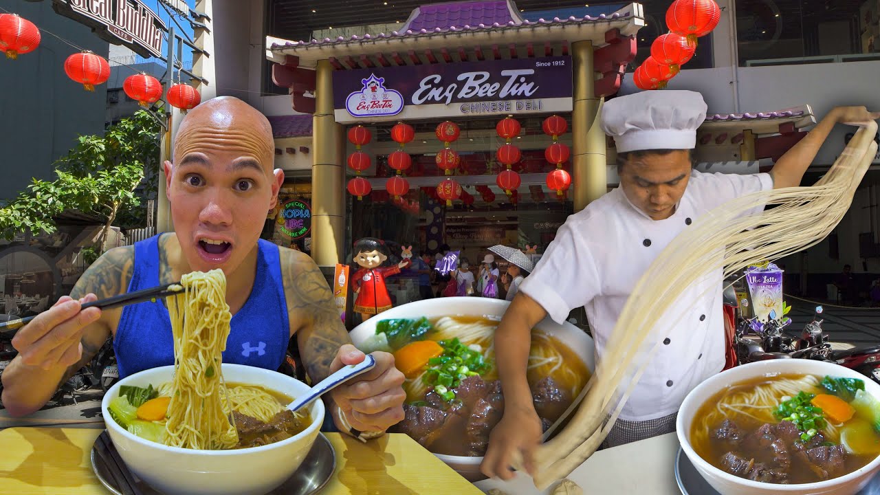 CHINATOWN Street Food Tour In Binondo Manila HOPIA LAMIAN