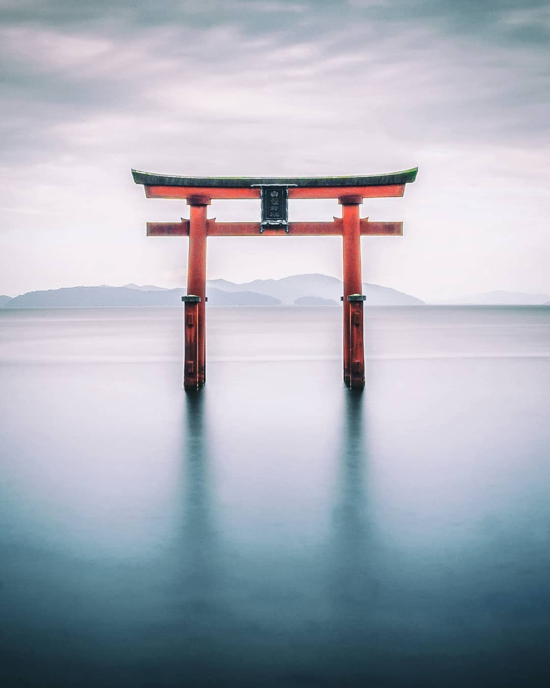 @Visit Japan: The hauntingly beautiful floating torii gate of Lake Biwa ...