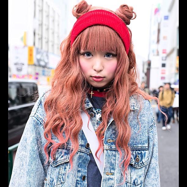 Tokyo Fashion Rising17 With Cute Double Buns Hairstyle