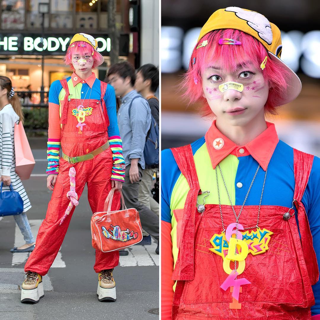 Harajuku Fashion Walk Organizer Junnyan Wearing W< by Walter Van  Beirendonck – Tokyo Fashion