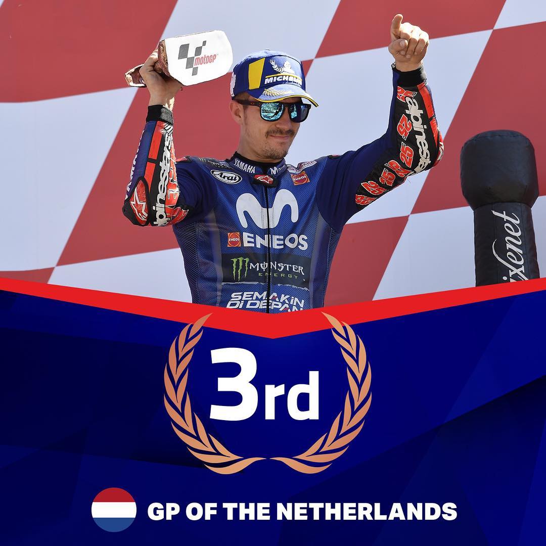 @Yamaha MotoGP: Yes, yes, yes! That podium is well deserved ...