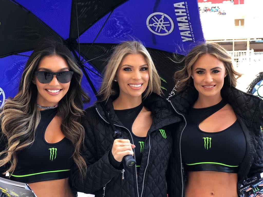 Yamaha MotoGP: The @MonsterEnergy girls are ready to hype up the fans ...
