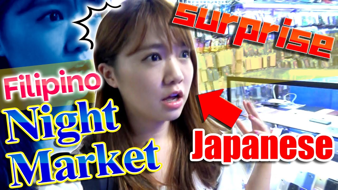 Japanese tries NIGHT MARKET FOOD in Manila Philippines for the first ...