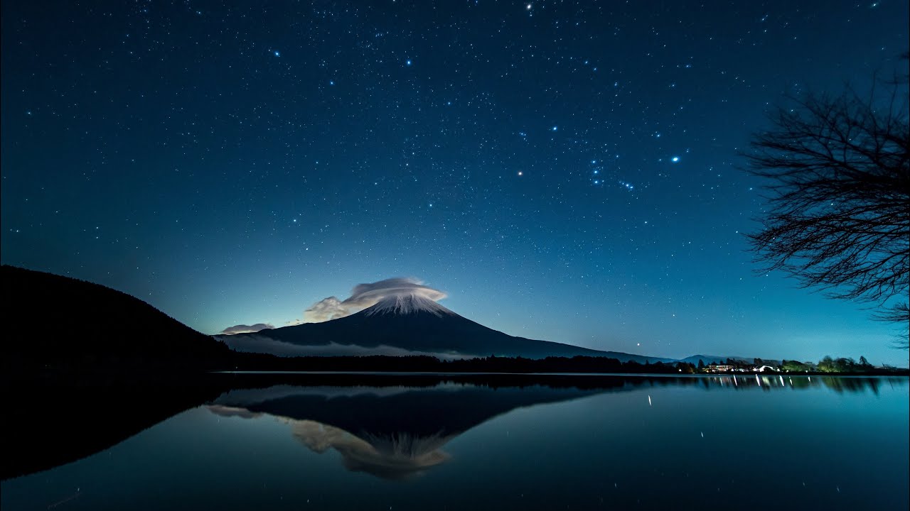 富士山 / Mt Fuji Landscape 2019 Time Lapse 4K ～ 田貫湖編 / 富士に昇るオリオン座 ～ - Alo ...