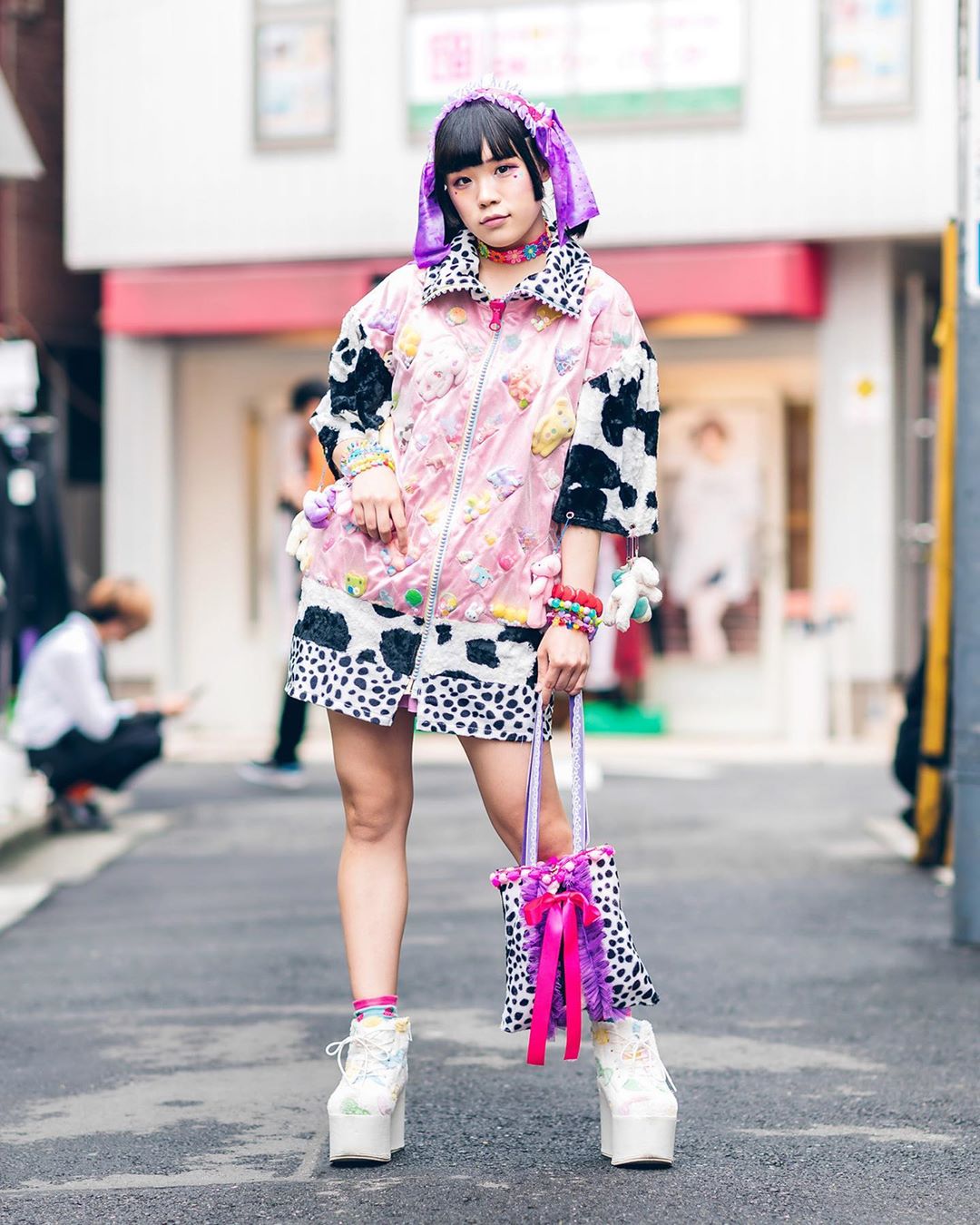 Tokyo Fashion: Japanese designer Natti (@natti_ktkt) wearing a kawaii ...