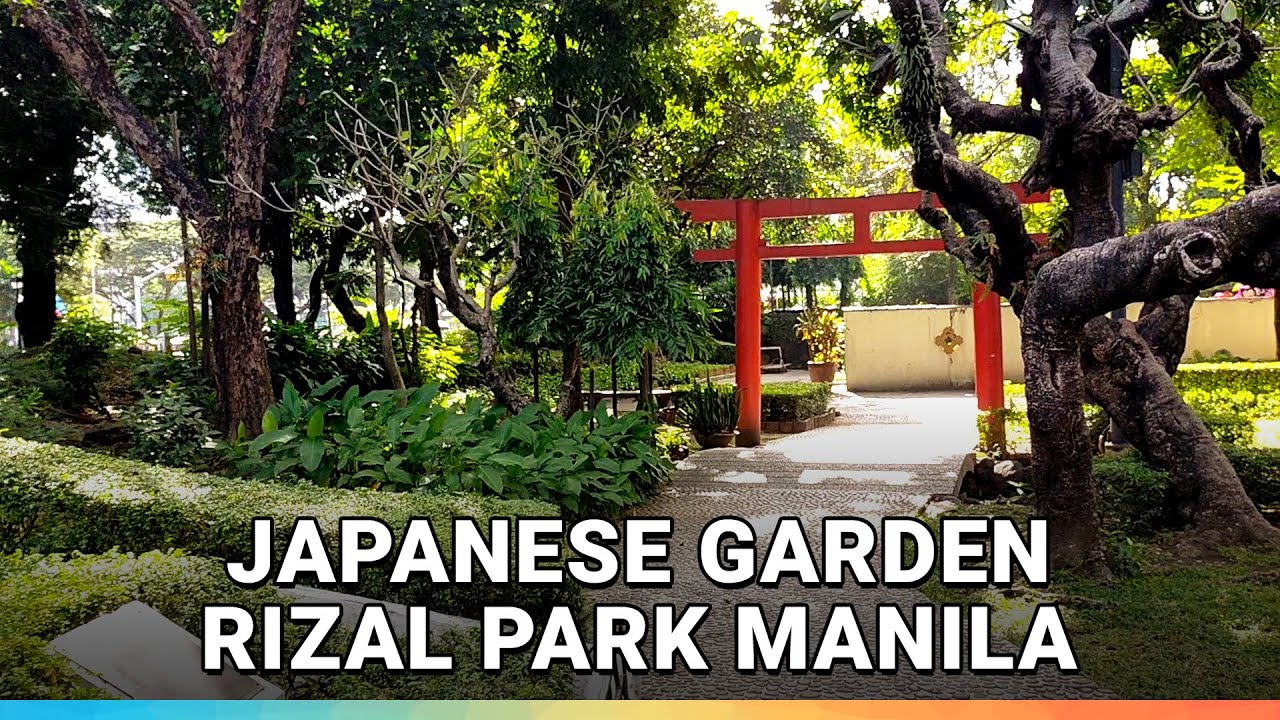 Japanese Garden at Rizal Park | Manila, Philippines [VIRTUAL WALKING ...