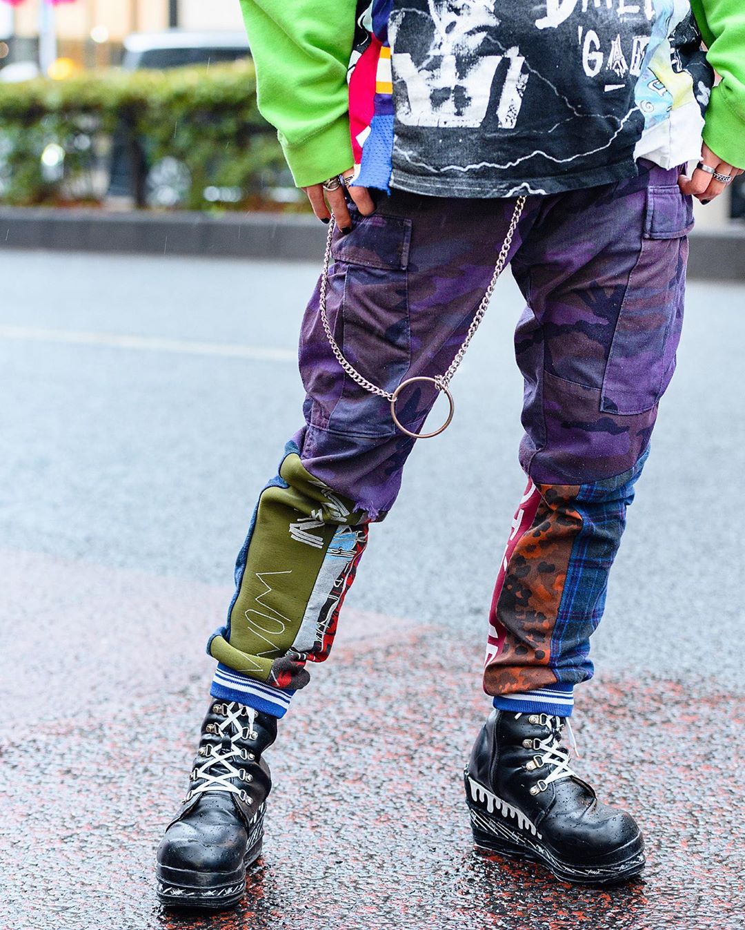 Tokyo Fashion: Japanese artist Shiryu (@shiryupondan) on the street in ...