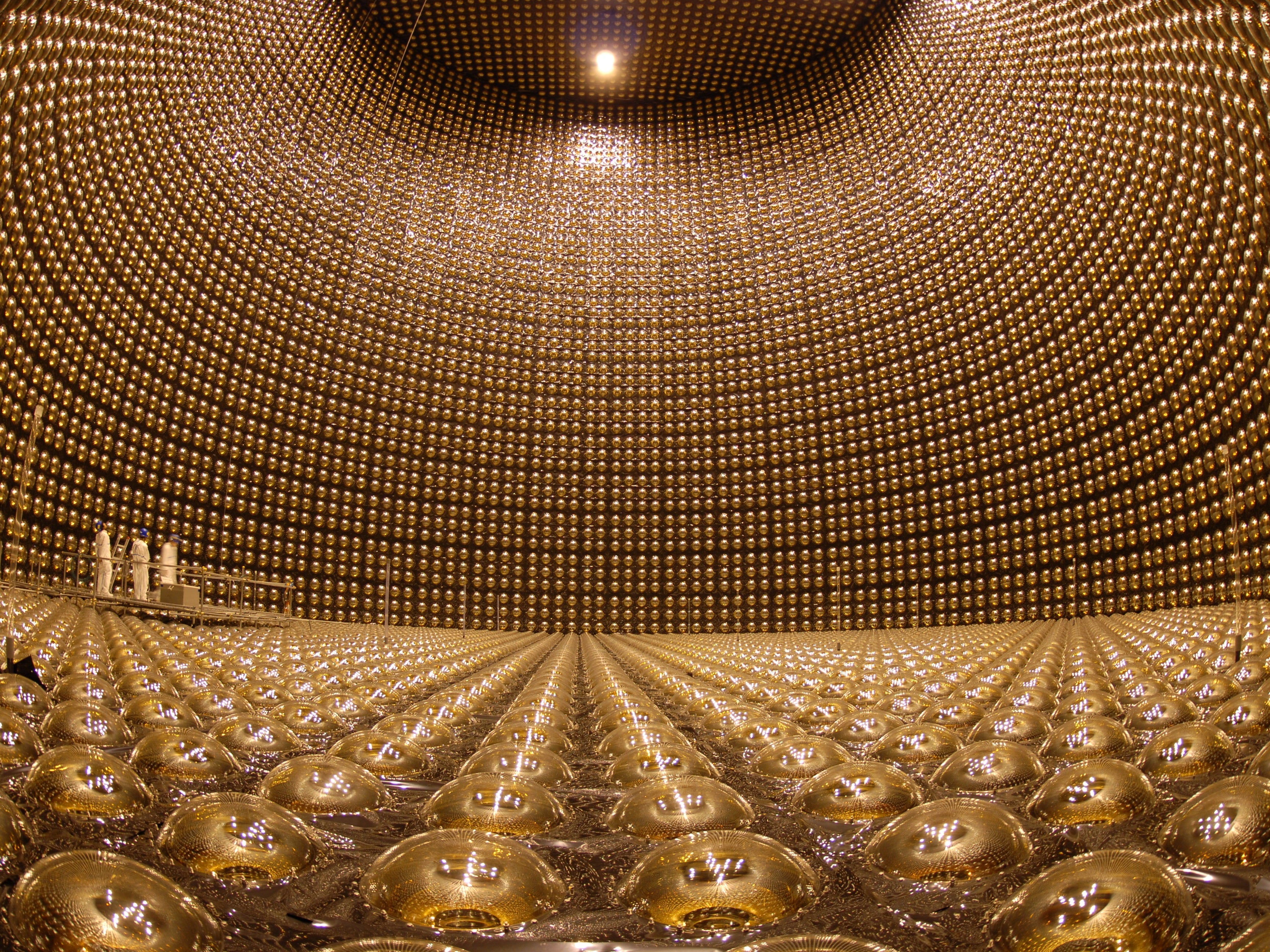 The Super Kamiokande Neutrino Observatory, located under Mount Ikeno ...