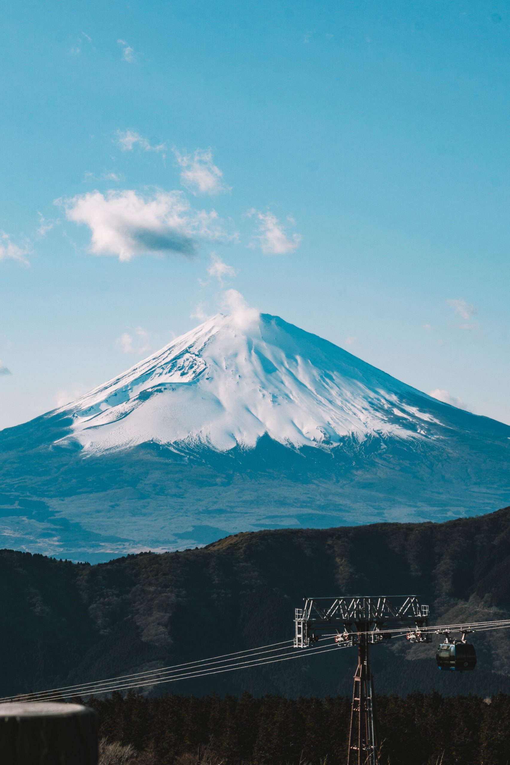 Fujisan from Owakudani in February 2020 - Alo Japan