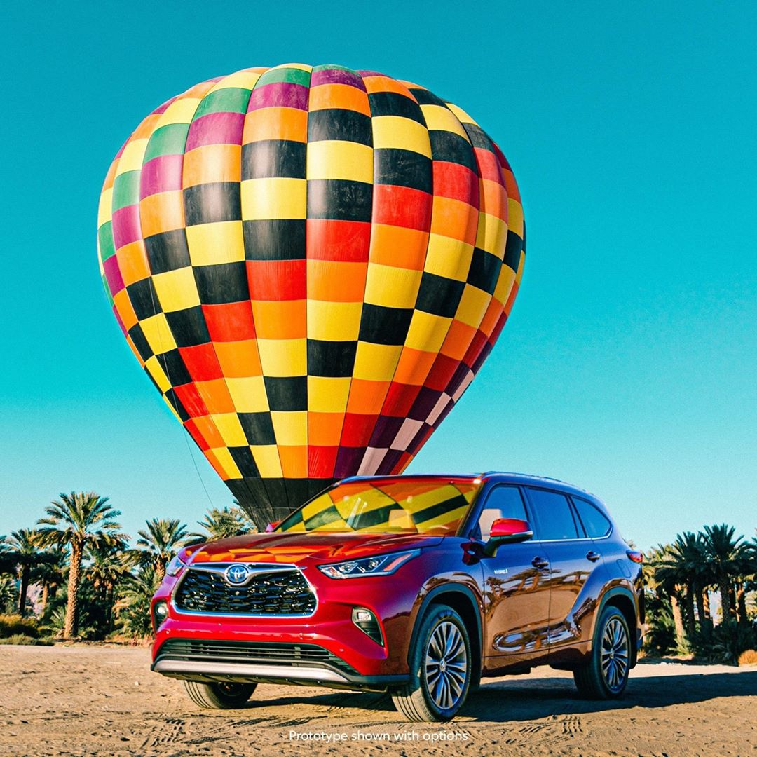 Toyota The Highlander Hybrid’s bold design is both powerful and