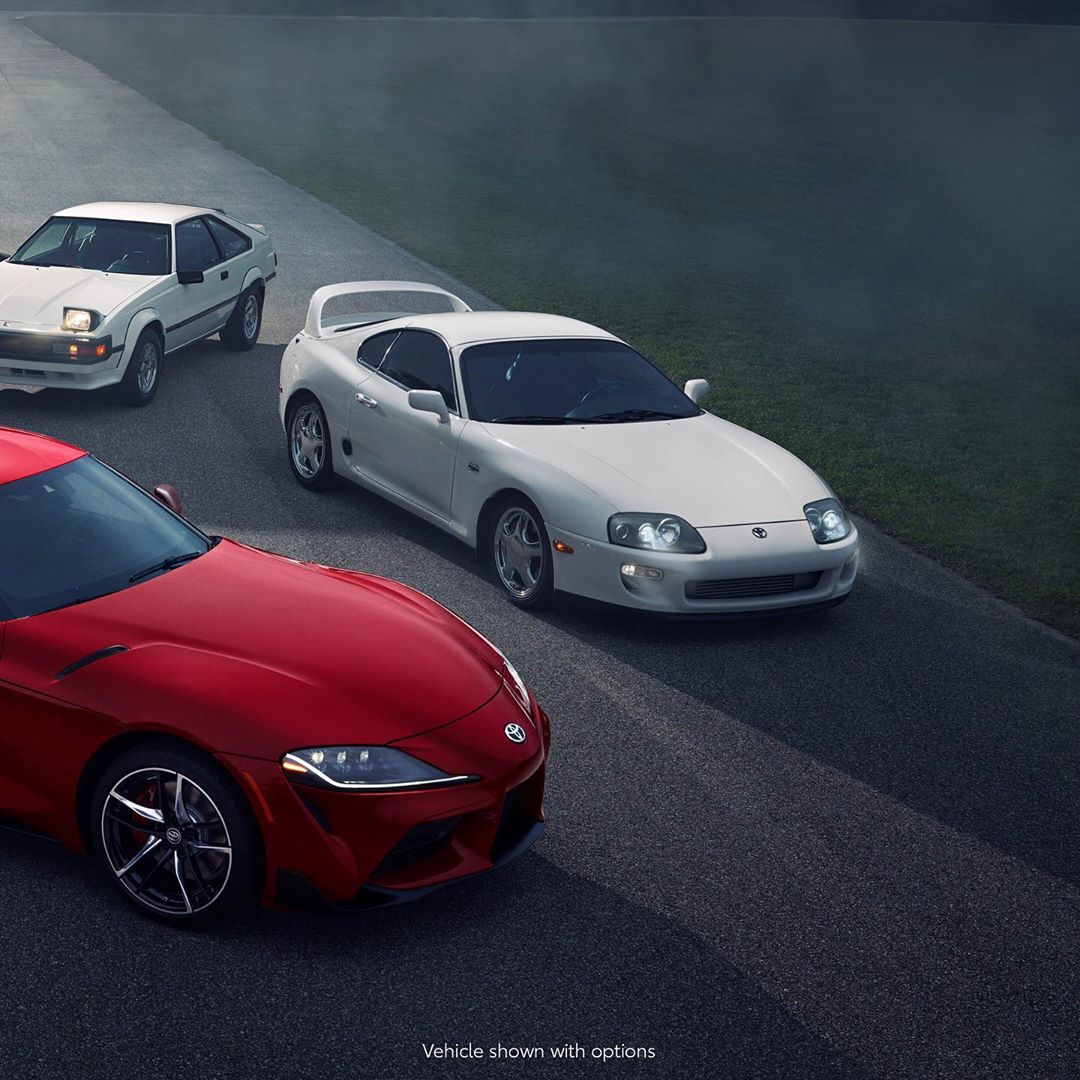 Toyota: How it started how it’s going. Still winning. #TBT #Supra # ...