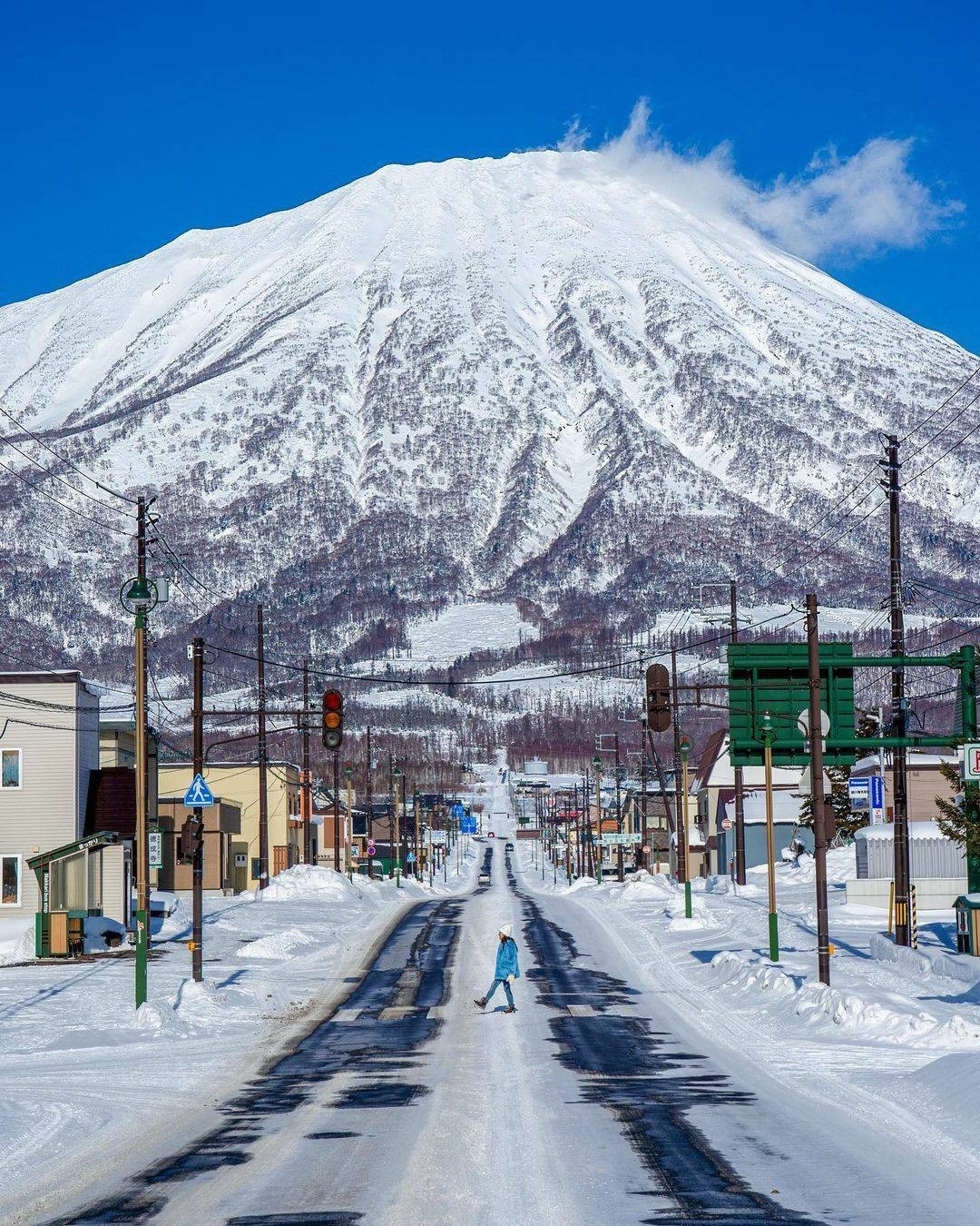 Japan Travel This Is Mount Yotei In Hokkaido Which Often Gets Compared To Mount Fuji Because Alo Japan