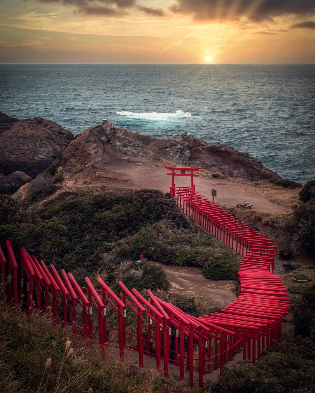 Yamaguchi Prefecture, Nagato - Motonosumi Inari Shrine: Credit ...