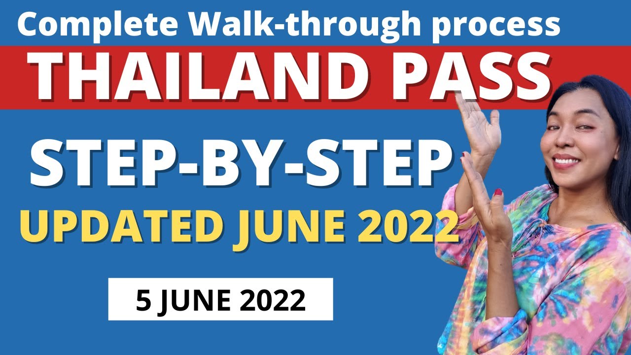 How to apply Thailand Pass StepbyStep l updated June 2022 Alo Japan