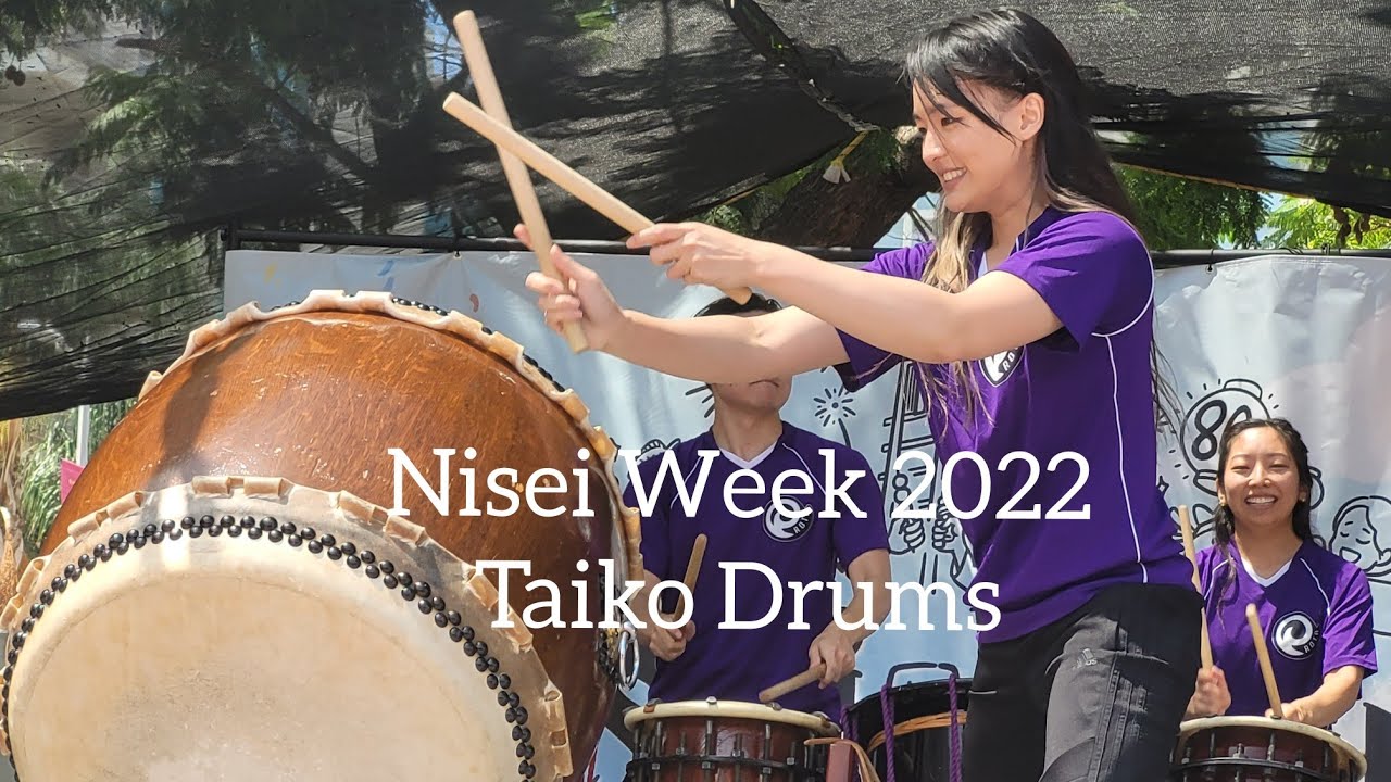 Nisei Week 2022 Taiko Drums amazing performance - Alo Japan