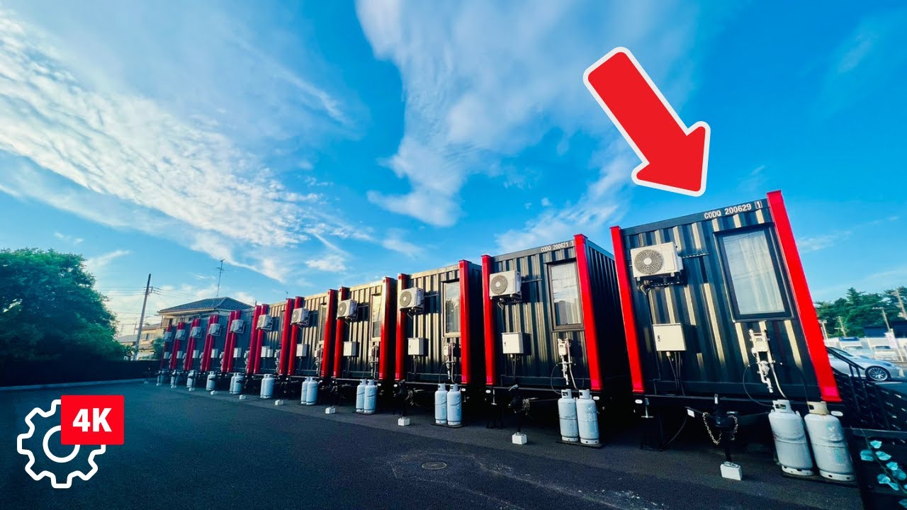 Stay at a hotel made of containers😮🛏Japan - Chiba - Alo Japan