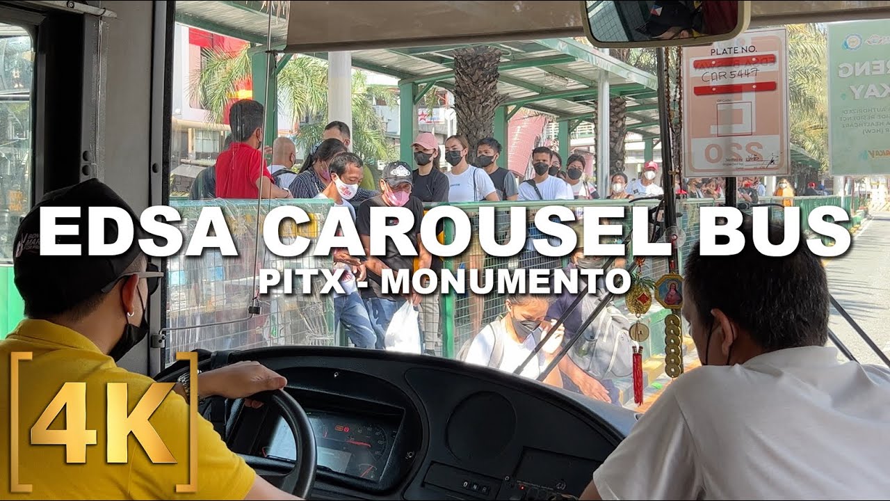 PITX To Monumento EDSA Carousel Bus | Full Ride Tour & Guide ...