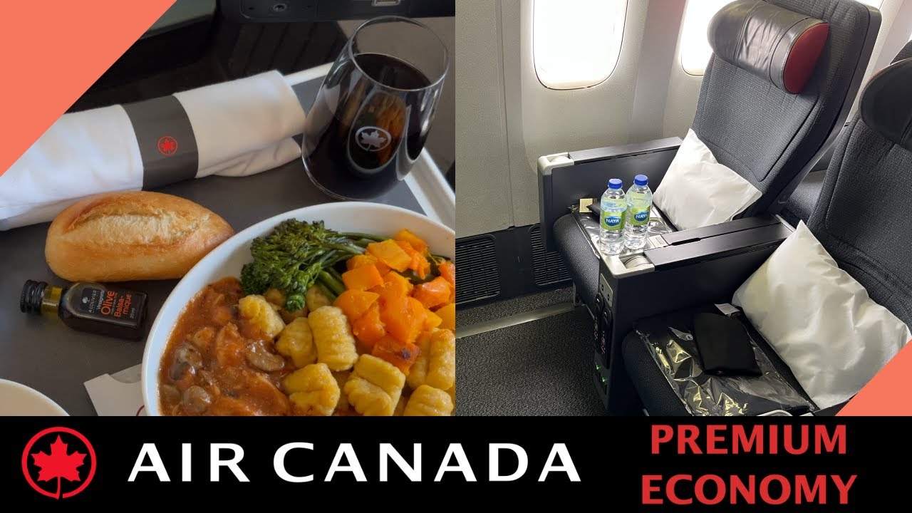 AIR CANADA Premium Economy Class Review - Sydney to Vancouver (Boeing ...