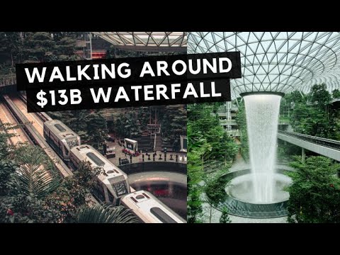 Walking Tour Around Jewel Changi Airport Waterfall In Singapore - Alo Japan