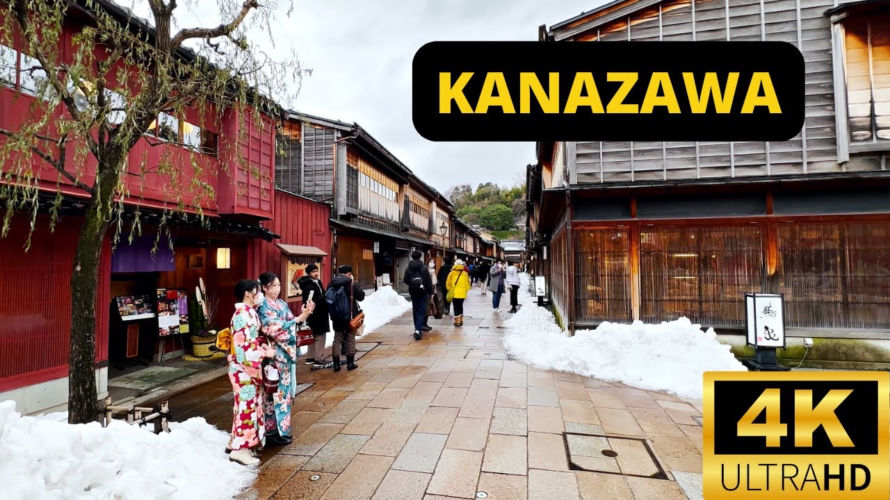 KANAZAWA, JAPAN 🇯🇵 [4K] Old Geisha Districts — Little Kyoto — Walking ...