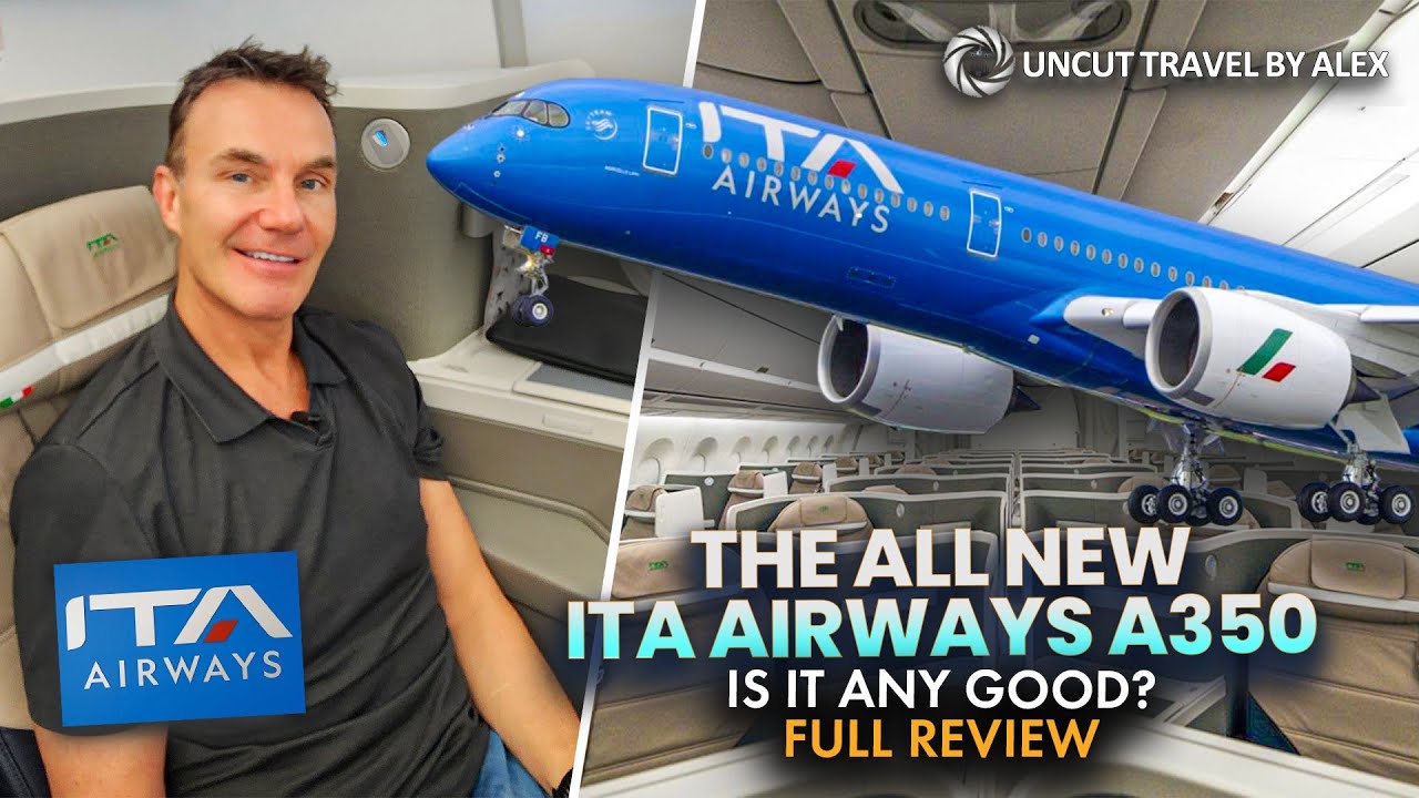 ITA AIRWAYS A350 Business Class Flight Review What a Surprise Alo Japan