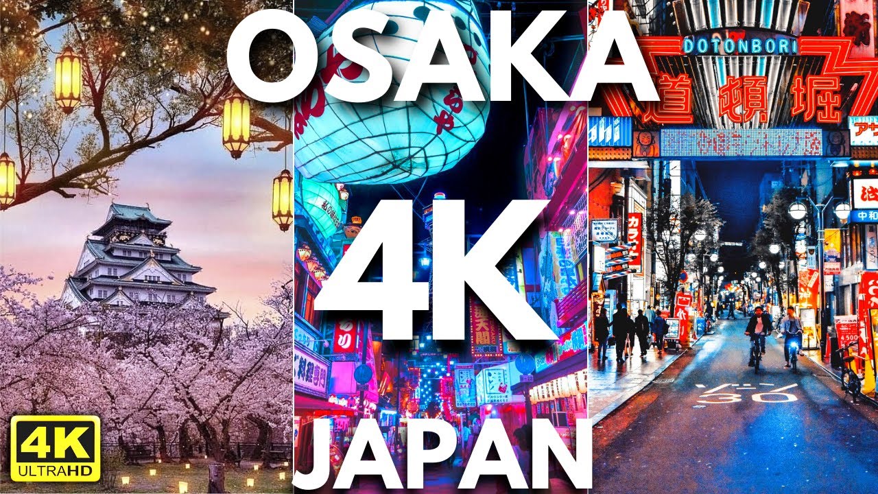 Osaka, Japan 🇯🇵 in 4K 60 Fps - 4K Travel Video - Alo Japan