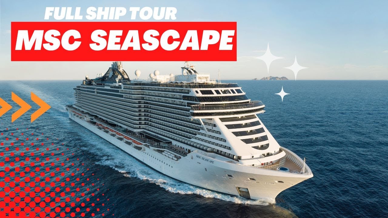MSC Seascape tour, así es el fabuloso nuevo barco de MSC Cruceros Alo