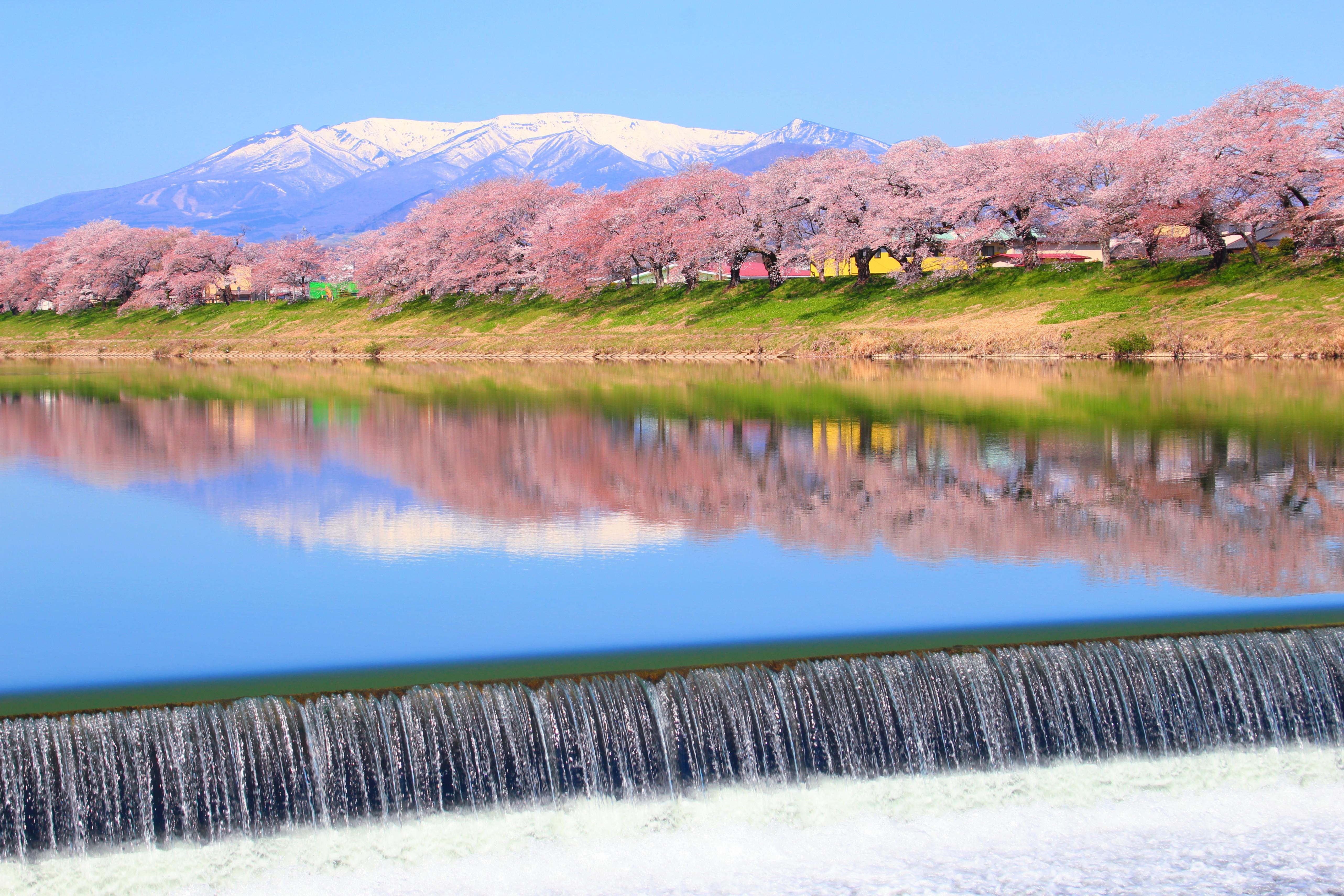 The weir at Hitome Senbonzakura, two years ago today (Miyagi-ken) - Alo ...