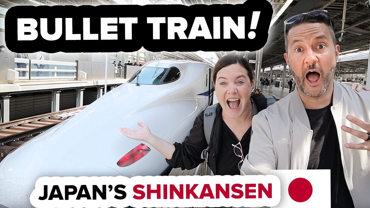 Riding Japan's Fastest Bullet Train 😱 Crazy Shinkansen Experience from ...