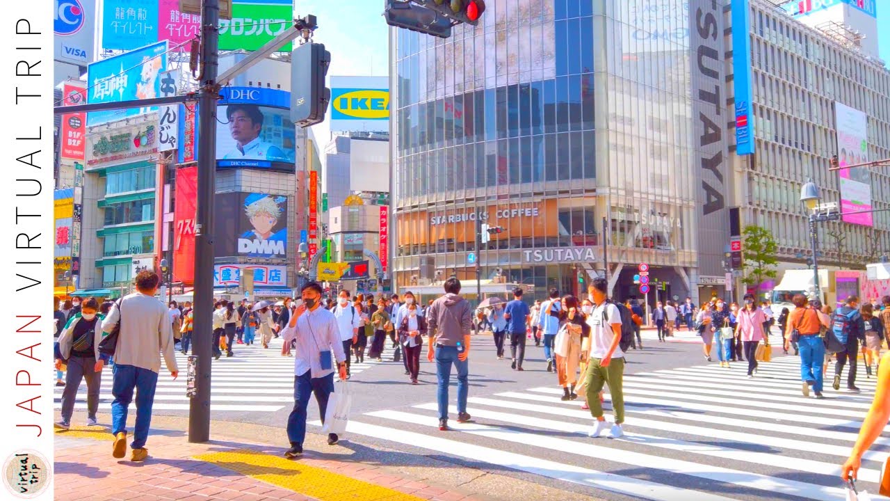 🇯🇵4K Tokyo Walk - Shibuya & Harajuku walking tour | Collaboration of ...