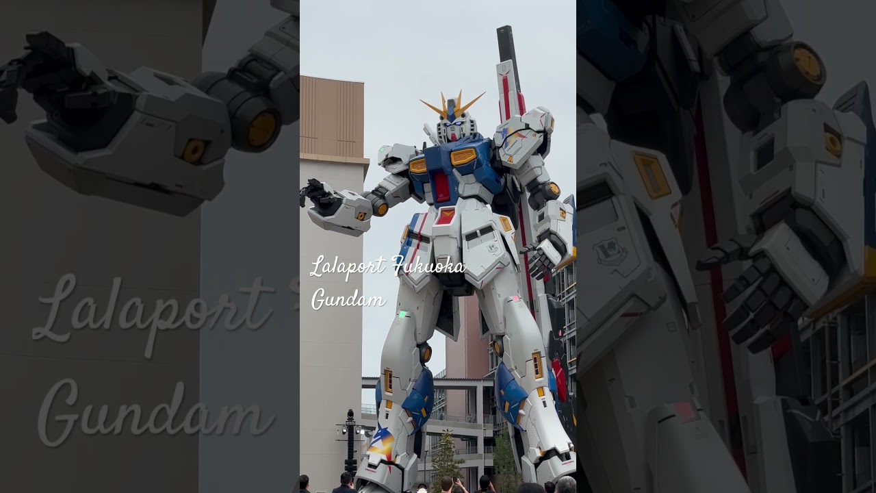 Fukuoka Travels: Gundam In Lalaport Fukuoka #fukuoka #gundam #japan # 