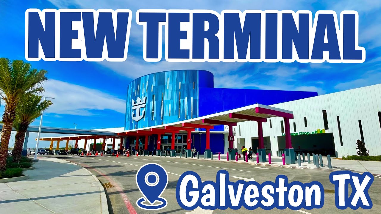 Full Tour of Royal Caribbean’s NEW Terminal in Galveston Texas Cruise ...