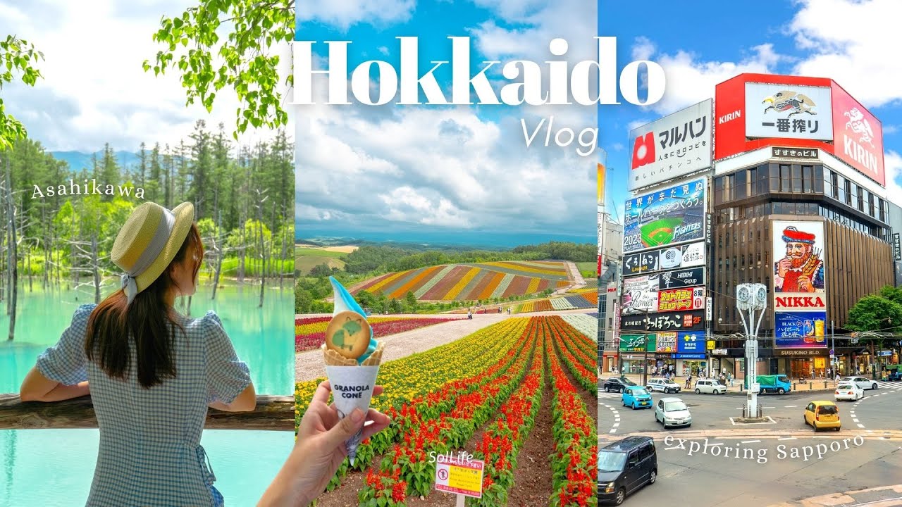 JAPAN TRAVEL VLOG| Summer in Hokkaido | Exploring Sapporo, Otaru ...