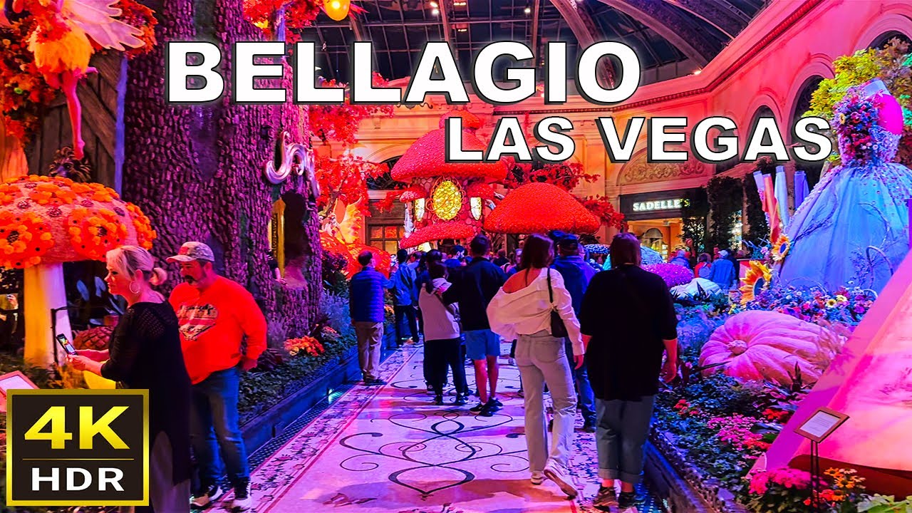 4k Hdr Bellagio Las Vegas Walk October 2023 F1 Update Alo Japan