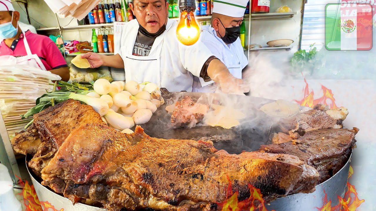 Comida Mexicana Extrema en la Calle 🔥🌮 TACOS DE SUADERO + 6 HORAS TOUR ...