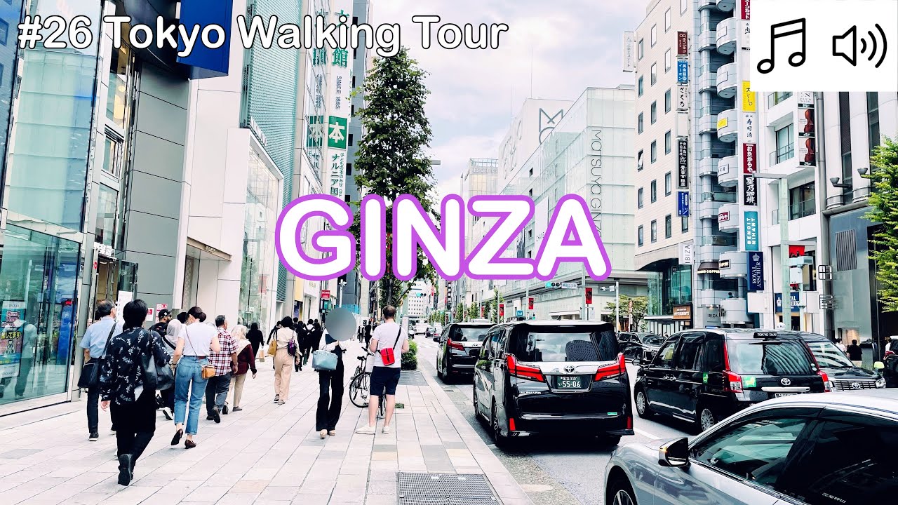 26 Tokyo Walking Tour 2023】ginza Weekdays Walk 4k Ginza To Hibiya