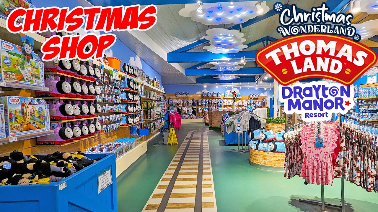 Thomas Land Christmas Shop at Drayton Manor (Dec 2023) [4K] Alo Japan