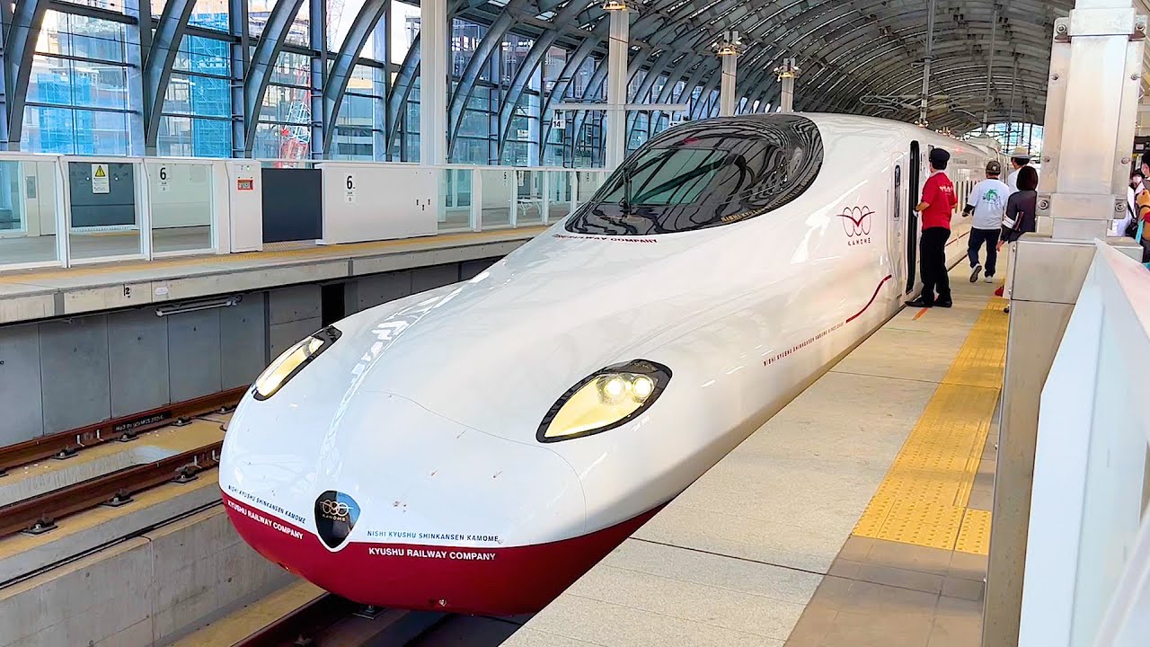 Riding On The Japan's NEWEST Bullet Train | Nishi-Kyushu Shinkansen ...