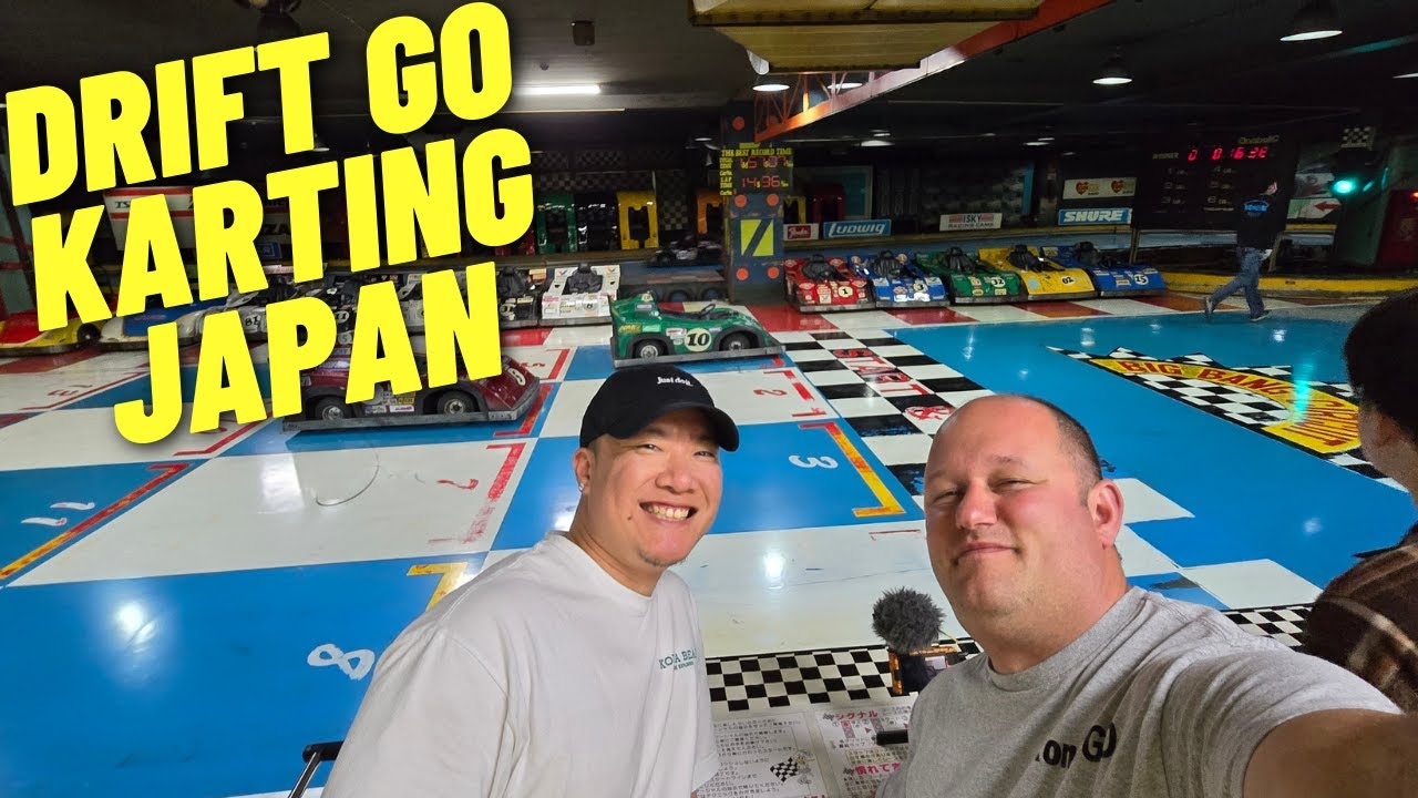 Yamato Big Bang Circuit Drift Go Karts in Yokohama Japan with ...