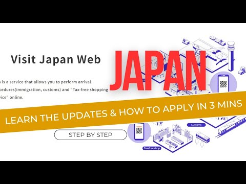 How To Apply For Arrival Card On Visit Japan Web | Easy Step-by-Step ...