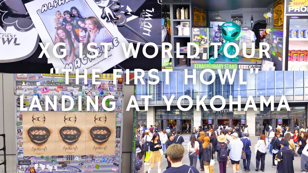 【4K🇯🇵】XG 1st WORLD TOUR “The first HOWL” Landing at Yokohama Alo Japan